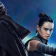 Luke Skywalker and Rey get ready for battle.